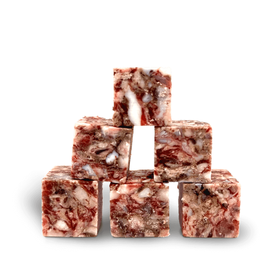 Brustbein vom Büffel, fein zerkleinert