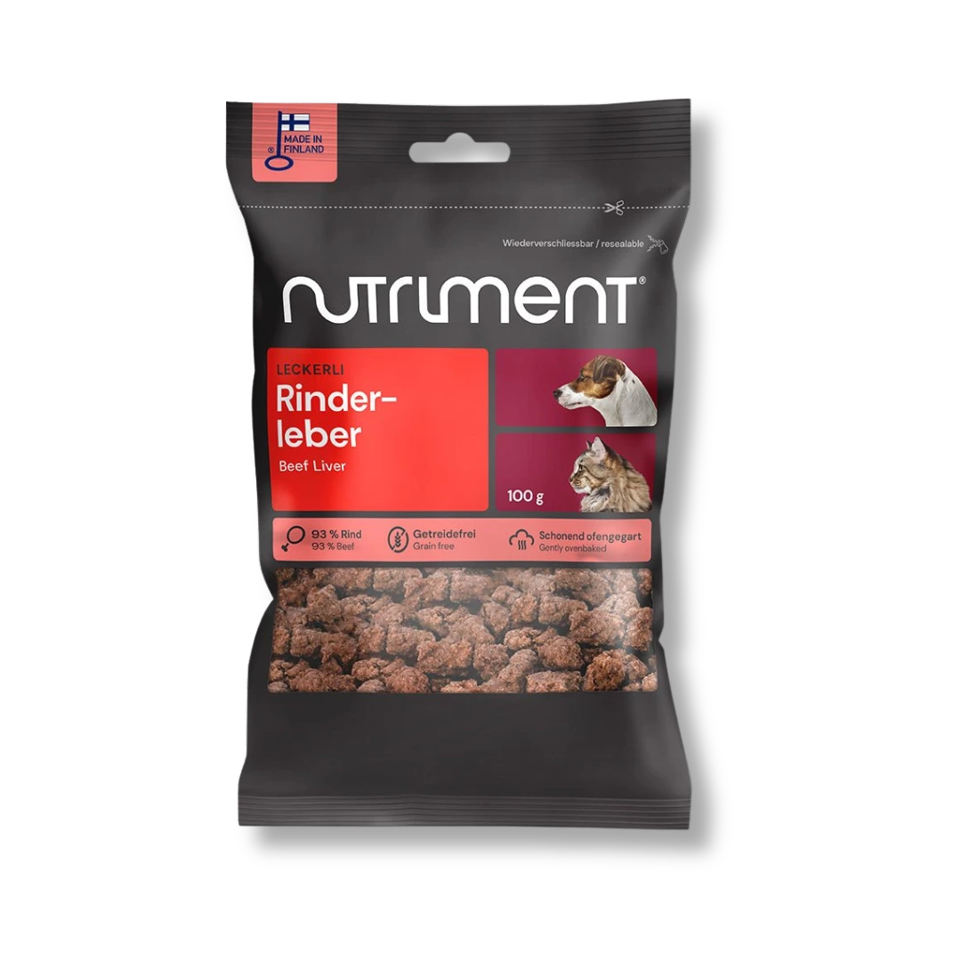 Graf BARF von Nutriment Leckerli Rinderleber