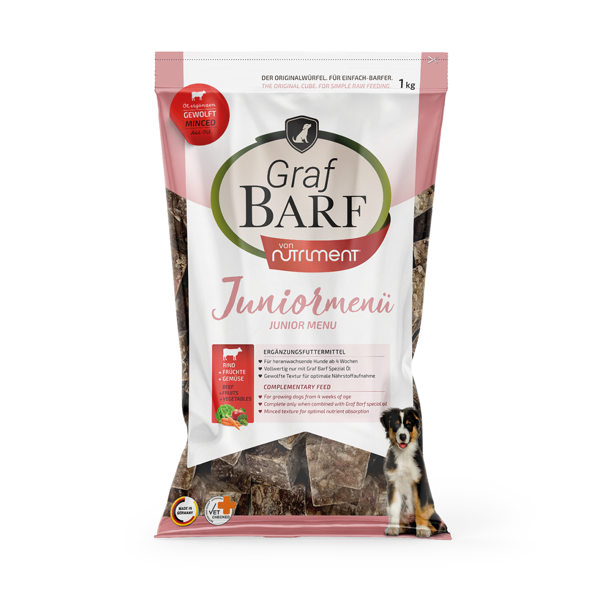 Juniormenü Rind gewolft