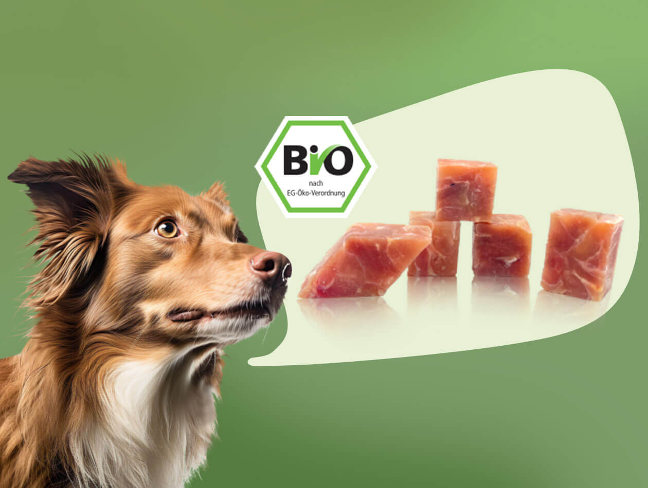 Graf Barf Hähnchenkeulenfleisch Hund mit Barf-Würfeln