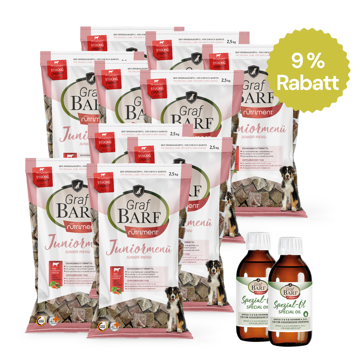 Graf BARF Juniorpaket Rind stückig