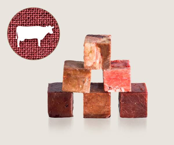 Graf Barf Rinderinnereien-Mix - hochwertige Rohfutterwürfel für Hunde bestellen! 